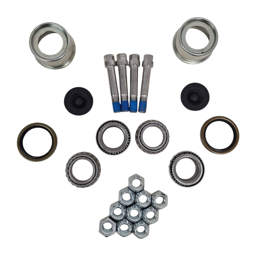Kodiak 8" Disc Brake Kit 5x4.5 Dacromet 2000 lbs EZ Lube Trailer Axle (KOD27FR)