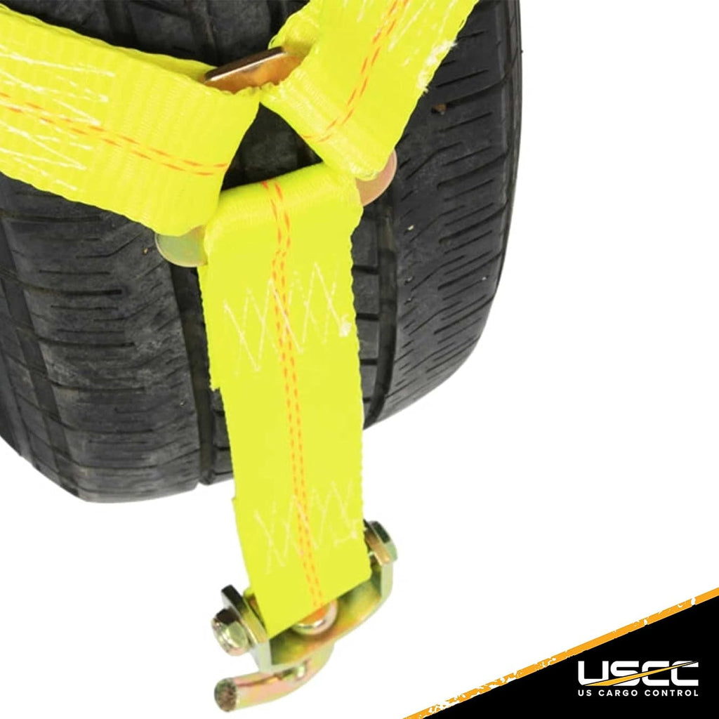 Cargo Control Tie Down Ratchet Straps with Swivel Hooks & Ratchets for E Track (WNTH24)