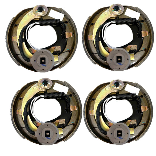 2 PAIR 7" Electric Backing Plates For 2000# Axles Replaces Dexter 23-47 and 23-48 (7EB-2P)