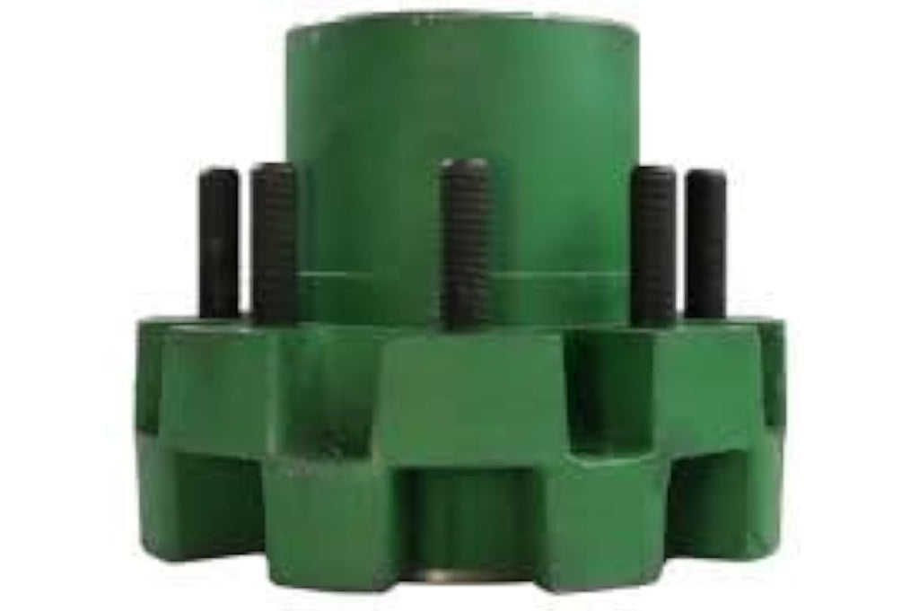 12,000#  Hub Only 12k 4.88 Pilot 8x6.5 Quality and Rockwell Trailer Axle Wheel (812865A-1)