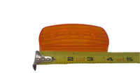 Bargman Side Marker Light LED Amber Clearance Reflex 2-1/2" x 1-1/4" Fits Various Trailers Long-Lasting and Energy-Efficient (47-58-032)