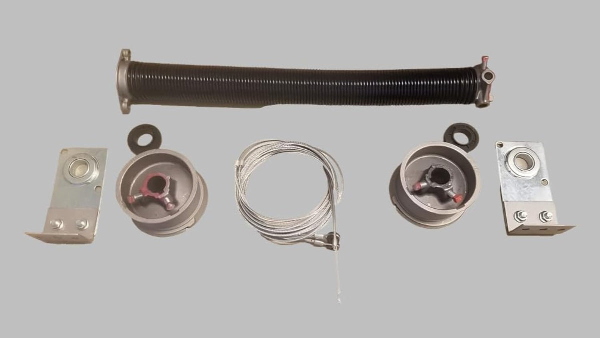 Replacement Rear Ramp Spring Door Kit Assembly 60# Cargo Enclosed 6' Wide Trailers (TSAP660)