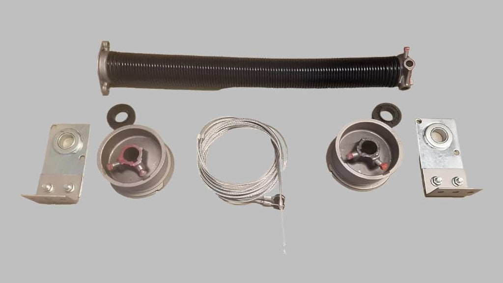 Replacement Rear Ramp Spring Door Kit Assembly 60# Cargo Enclosed 6' Wide Trailers (TSAP660)
