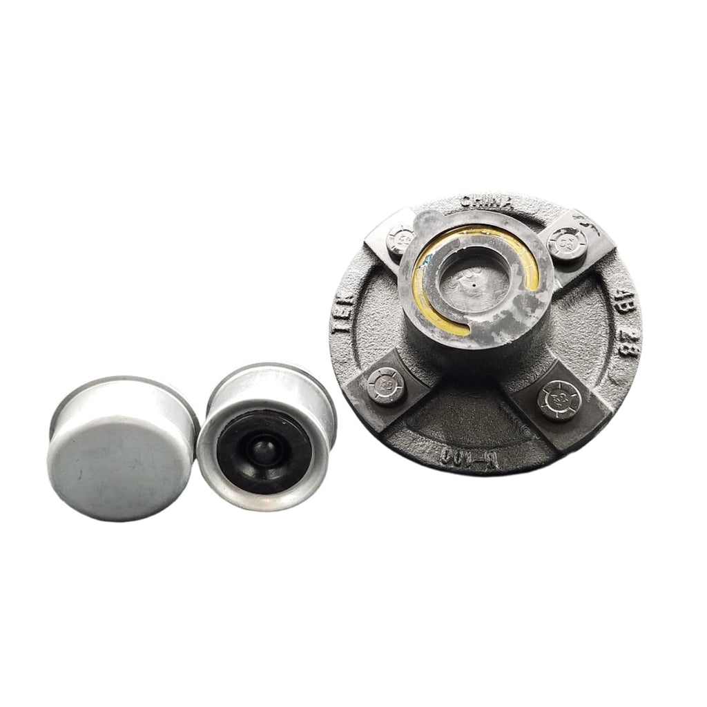 Pre-Greased Idler Hub Kit – 2K Capacity – 4 on 4 Bolt Pattern – 1/2" Studs (17-100)