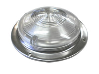 6" Round Interior Dome Light with Stainless Steel Base RV Camper Trailer