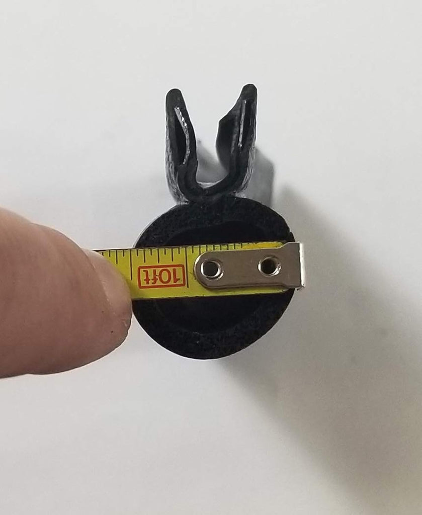 1 FT Black 1/4" Trim w/ 3/4" Bulb  Camper Trailer RV Seal Lock Boat Vinyl (TSB1700C-4)