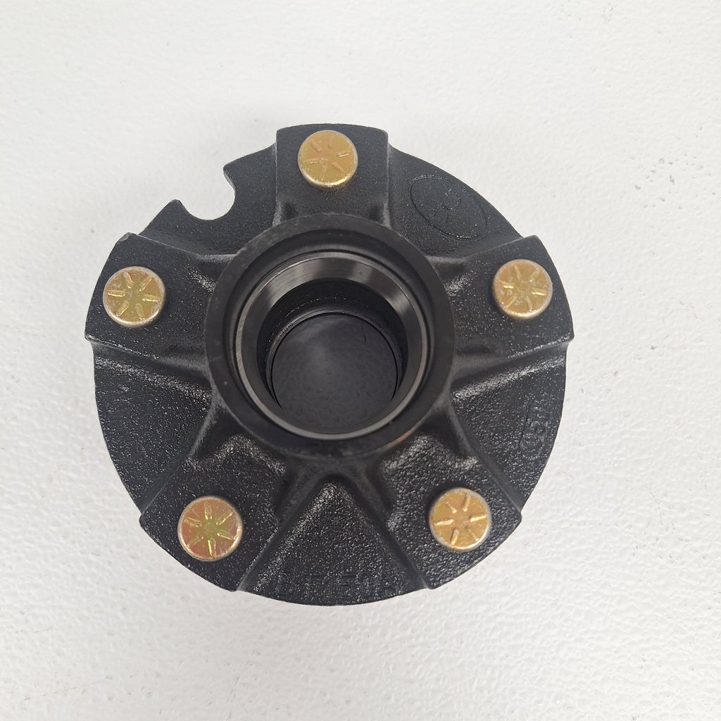 Reliable BT150A SHORT Trailer Axle Idler Hub W/Bearings Boat 5 lug Axel (BT150A-KIT)