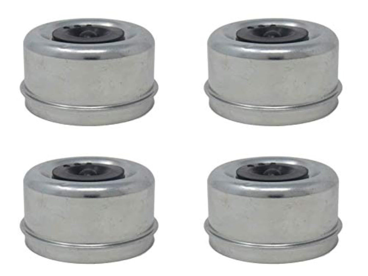 FOUR - 2.71-2.72 Trailer Axle Dust Cap Cup Grease Cover RV Camper EZ Lube (DC275L-4)