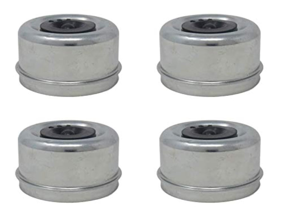 FOUR - 2.71-2.72 Trailer Axle Dust Cap Cup Grease Cover RV Camper EZ Lube (DC275L-4)