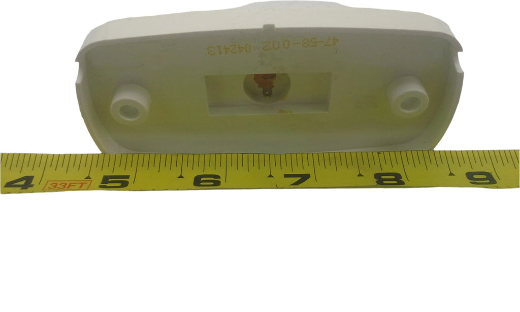Bargman Side Marker Light LED Amber Clearance Reflex 2-1/2" x 1-1/4" Fits Various Trailers Long-Lasting and Energy-Efficient (47-58-032)