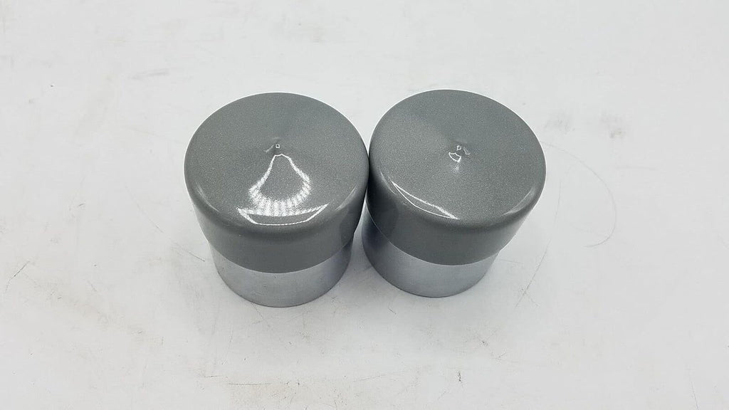 1 Pair 3500# Chrome Bearing Buddy Protectors 1.98" with Bras RG07-040 (BP-198-1P)