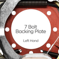 LEFT- 12-1/4"x3-3/8 Genuine Dexter Electric Brake Backing Plate 10K GD Trailer (023-450-00)