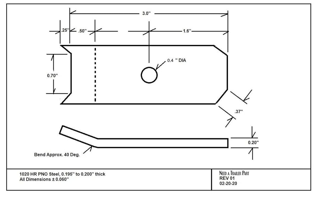 Trailer Floor Hold Down Clip Bear claw Deck Fastener 1/4" Steel (FC-1)