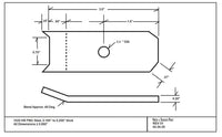 Trailer Floor Hold Down Clip Bear claw Deck Fastener 1/4" Steel (FC-1)