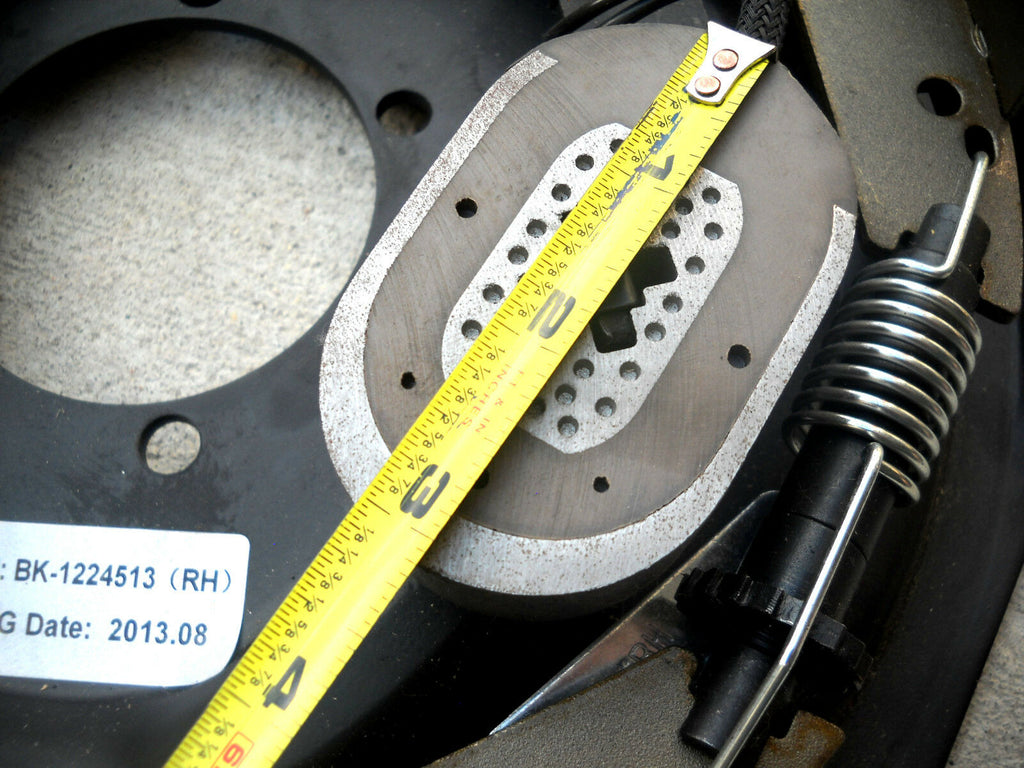 12" Electric Trailer Brake Backing Plate — Right Hand, 7K Axles (BK-12E-02SA)