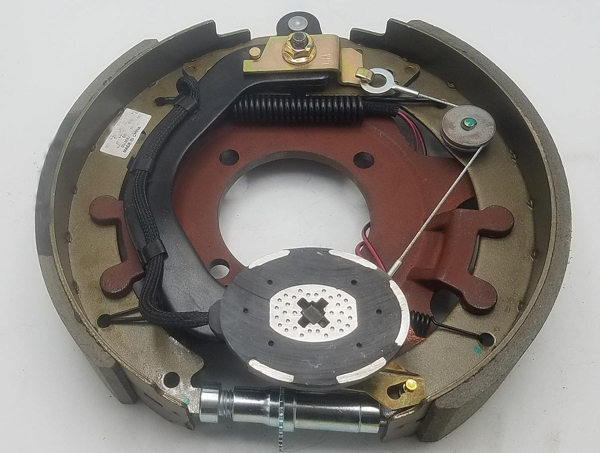 Left Electric Brake 12-1/4" x 2-1/2" for 7.2K - 8K NARROW Self Adjusting Fits Dexter 7200 8000 D80N (77-1208HB-1)