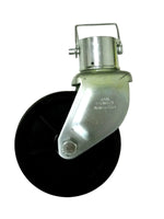 RAM Plastic Dolly Wheel Caster Assembly for 2" A-Frame Trailer Jacks with Snapper Pin (JC-101)