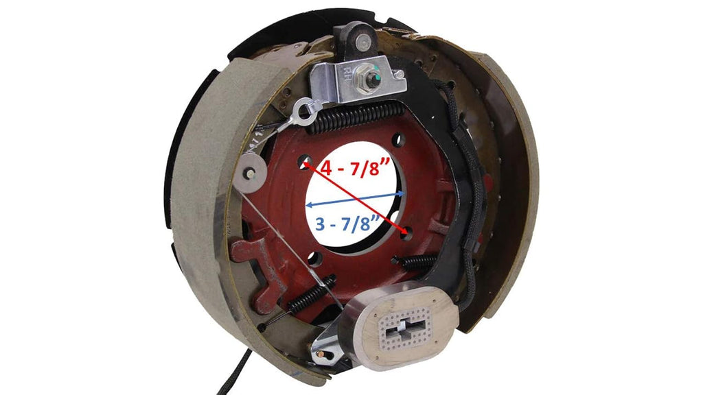 Left 12-1/4 x 3-3/8 Electric Trailer Brake Fit Dexter 023-434-00 8K Axle (BK-8KE-01) Brake Only