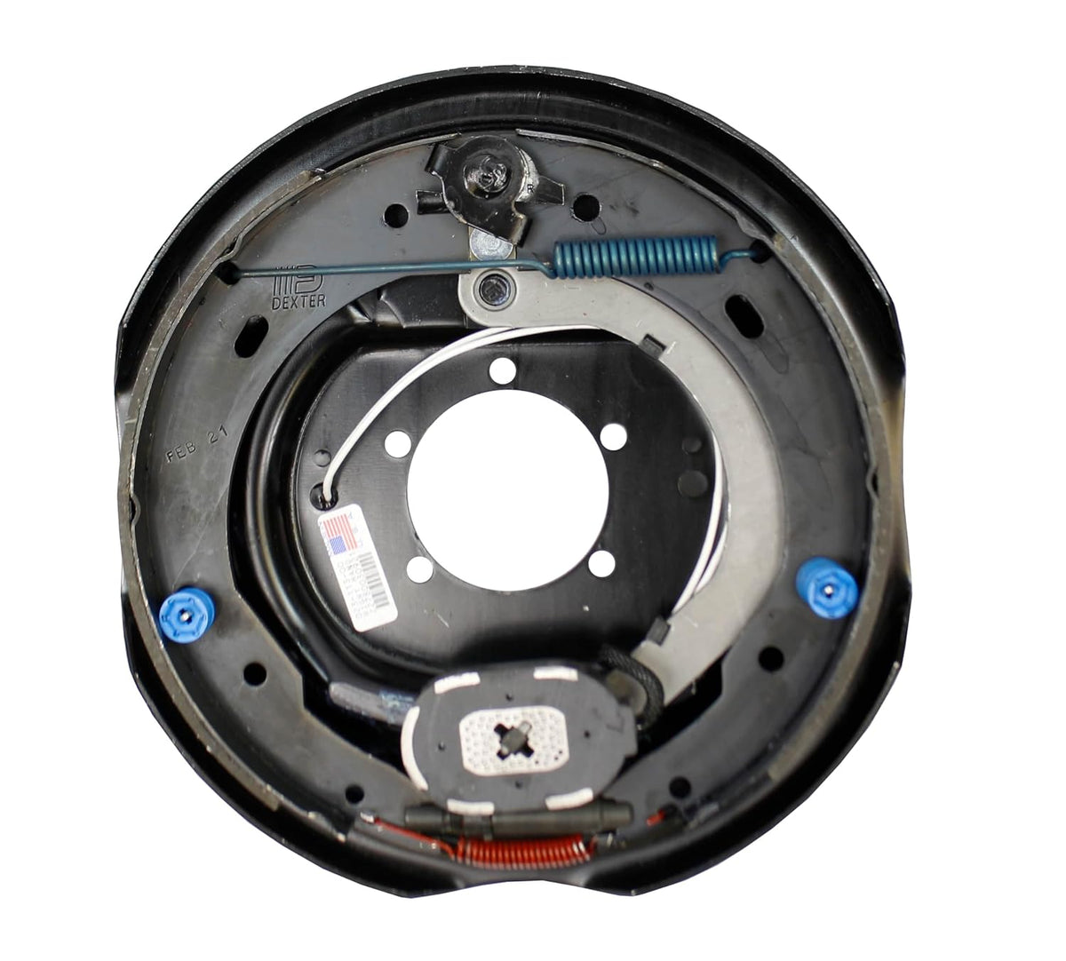Dexter Brake Backing Plate 6K Axle 12x2 with PARK BRAKE Right Side  (K23-113-00 )