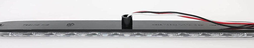 15" Low Profile Red Clear LED Stop Turn Tail Light RV Trailer Truck USA (T10-RC00-1)