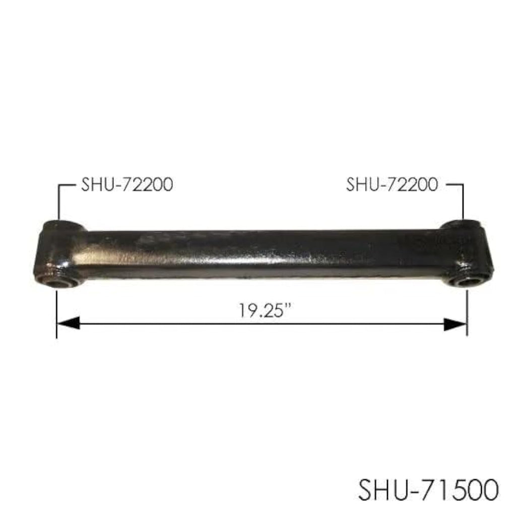 Radius Rod Fixed Includes Bushings Hutch Torque Rod Assembly H-H Rigid Trailer HDSS (SHU-71500-KIT)