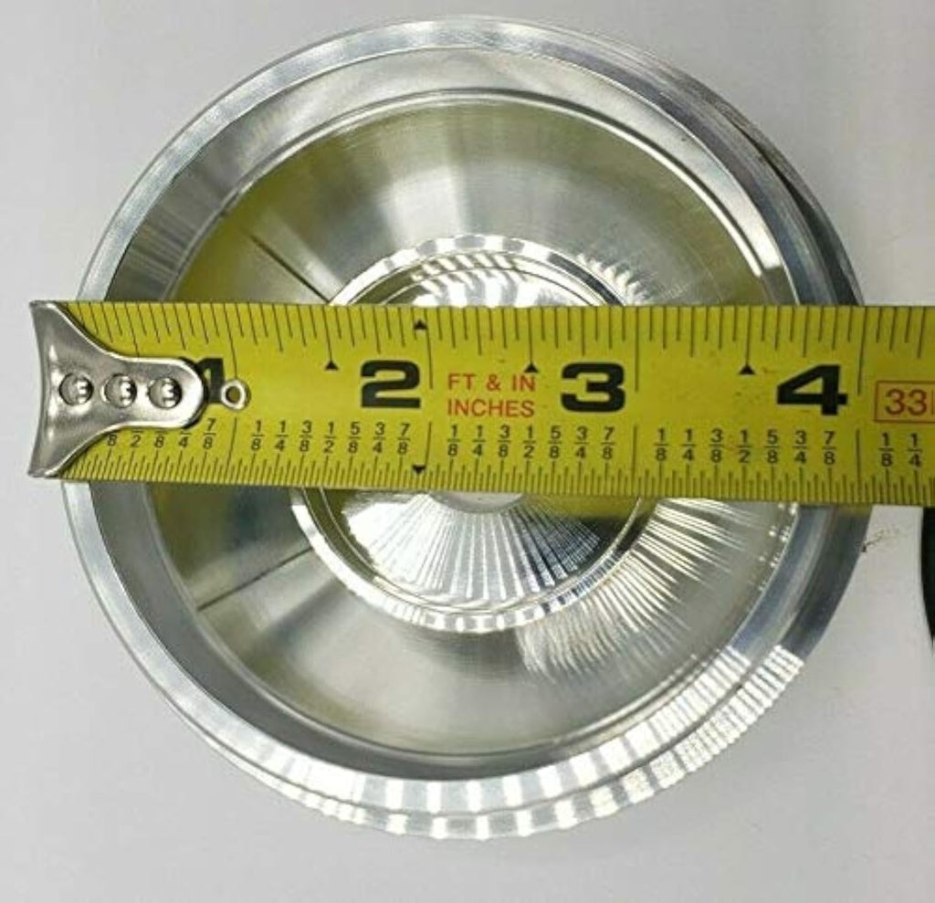 4.0" Billet Aluminum Oil Bath Cap Kit — 4"-12 Thread for 10K–15K Trailer Axles (21-36 Billet-KIT)