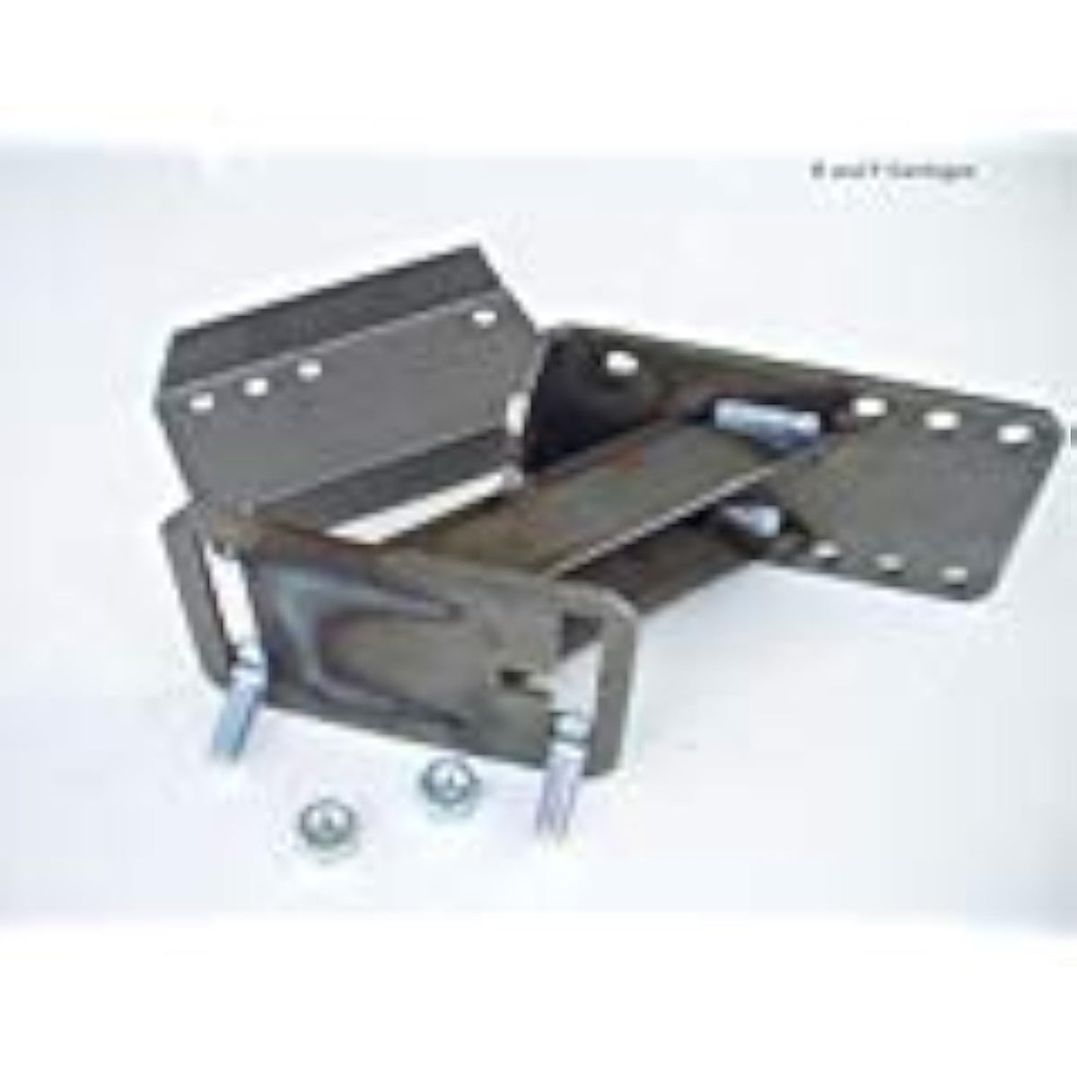 Universal Heavy Duty Spare Tire Mount fits ALL 4 & 5 Lug Trailer RV Camper Jeep (ST CARRIER + ST BRACKET)