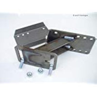 Universal Heavy Duty Spare Tire Mount fits ALL 4 & 5 Lug Trailer RV Camper Jeep (ST CARRIER + ST BRACKET)