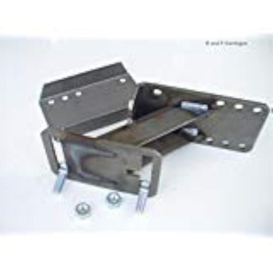 Universal Heavy Duty Spare Tire Mount fits ALL 4 & 5 Lug Trailer RV Camper Jeep (ST CARRIER + ST BRACKET)