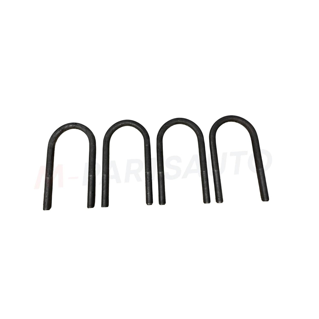 4 - Standard 2-3/8" Round U-bolts 3500# Trailer Axle 5-1/2" w/Nuts 2-1/2" ID Kit Regular (UBK-3500-R)