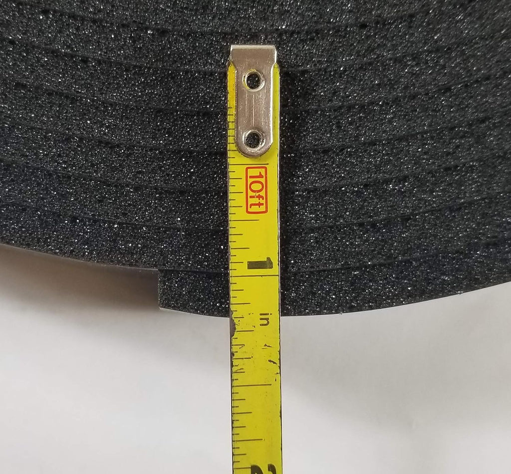 30 Mylar Black Tape 1.25" x .188" - Truck Toppers, Body Side Rails, Trailers & RVs (TM125B)