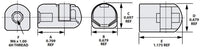 Gas Spring LPG6-D-200-20-QQ or GN6-200-20-75MM Strut Prop Rod RV Camper Door (LPG6-D-200-20-QQ)