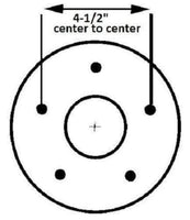 Add Brakes to Your Trailer Basic kit 3500 axle 5 x 4.75 Electric GM Drum Wheel (945475-B-IMP)