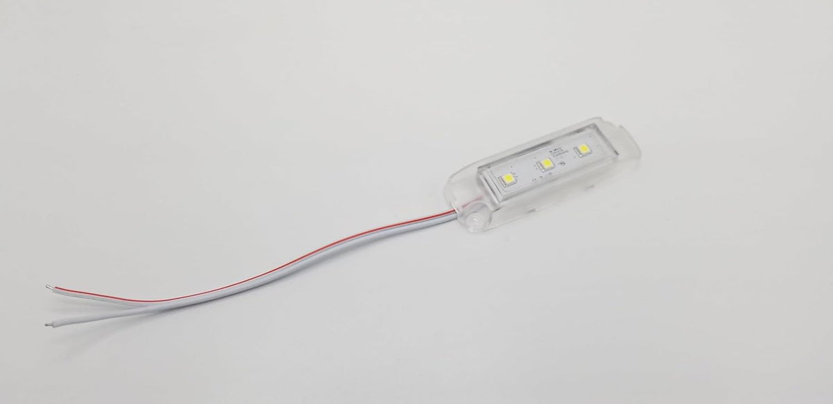 White 12v Multi Purpose 3 LED Courtesy Interior Exterior Aux Step Light Trailer (055-550-1A)