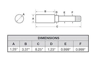 Build Your Own Axle Hub Kit with 4x4 Hubs 2000# and Round Spindles (BYOAK-BT8-H440-R)
