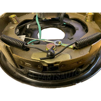 Four Trailer Backing Plate Brake Electric 10" Fits Dexter Nev-R-Adjust 3500 Self Adjusting (BK-10E-FSA-SET-2)