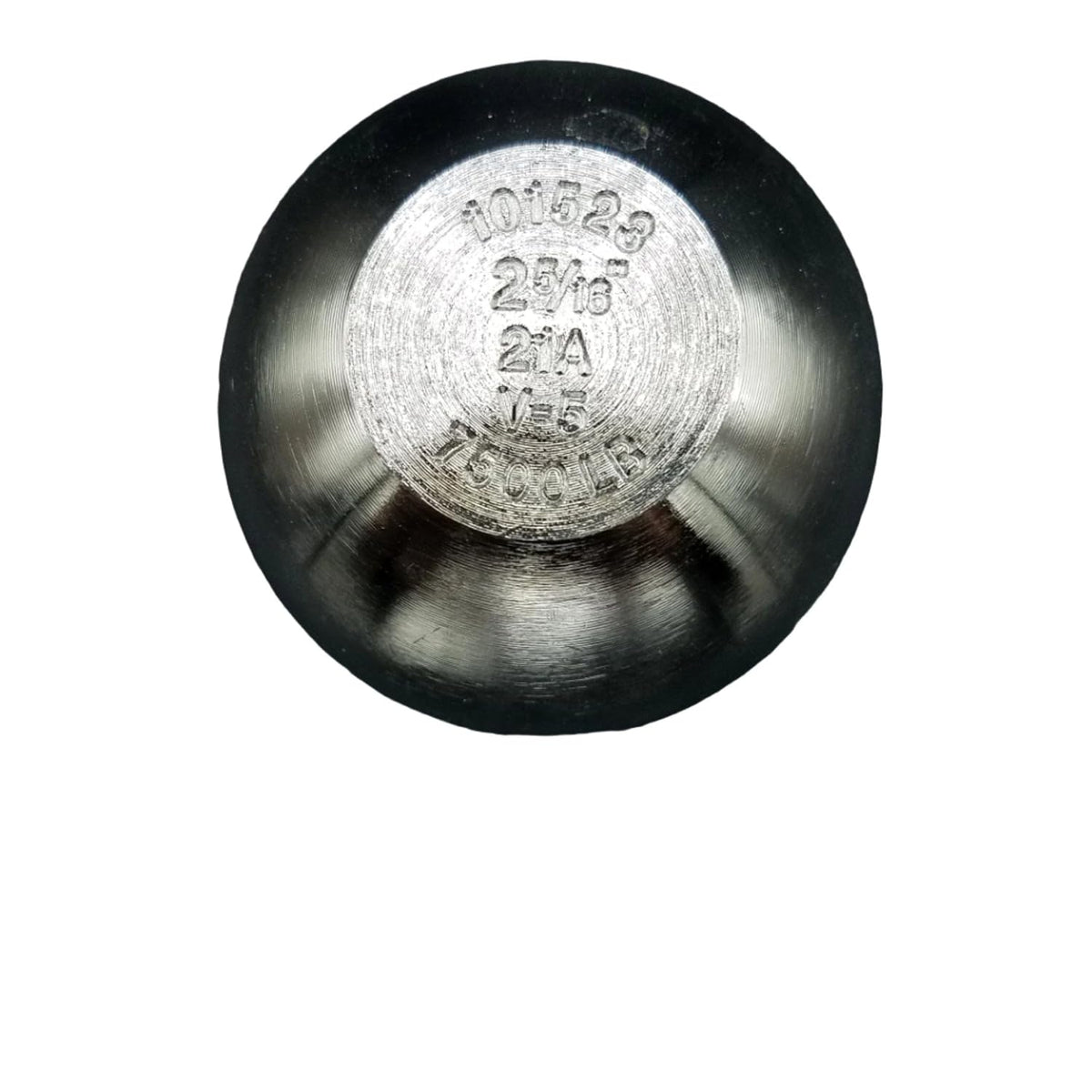 2-5/16" Chrome Trailer Hitch Ball with 1" Shank, 2-1/8" Long, 7,500 lb Rated (6300079)
