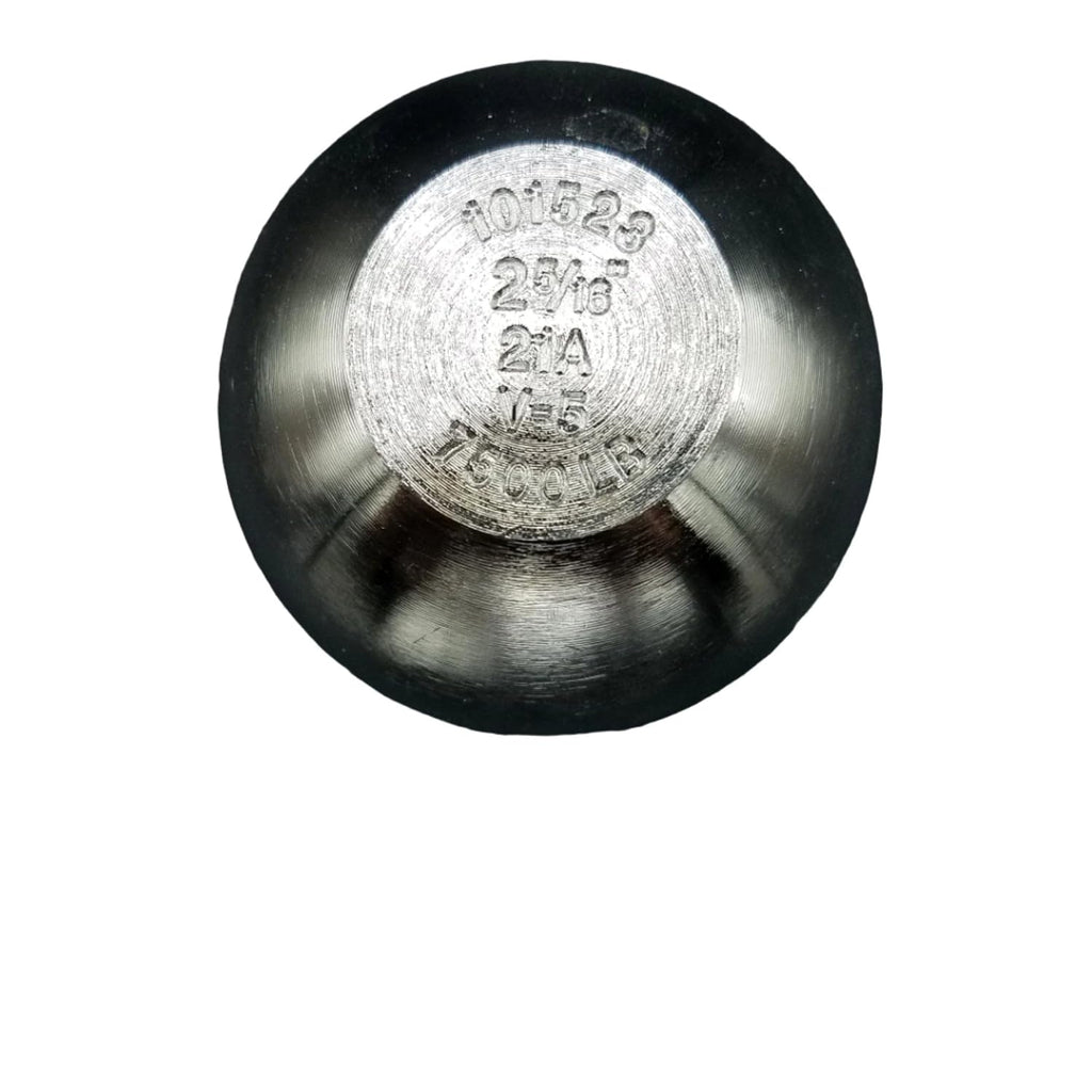 2-5/16" Chrome Trailer Hitch Ball with 1" Shank, 2-1/8" Long, 7,500 lb Rated (6300079)
