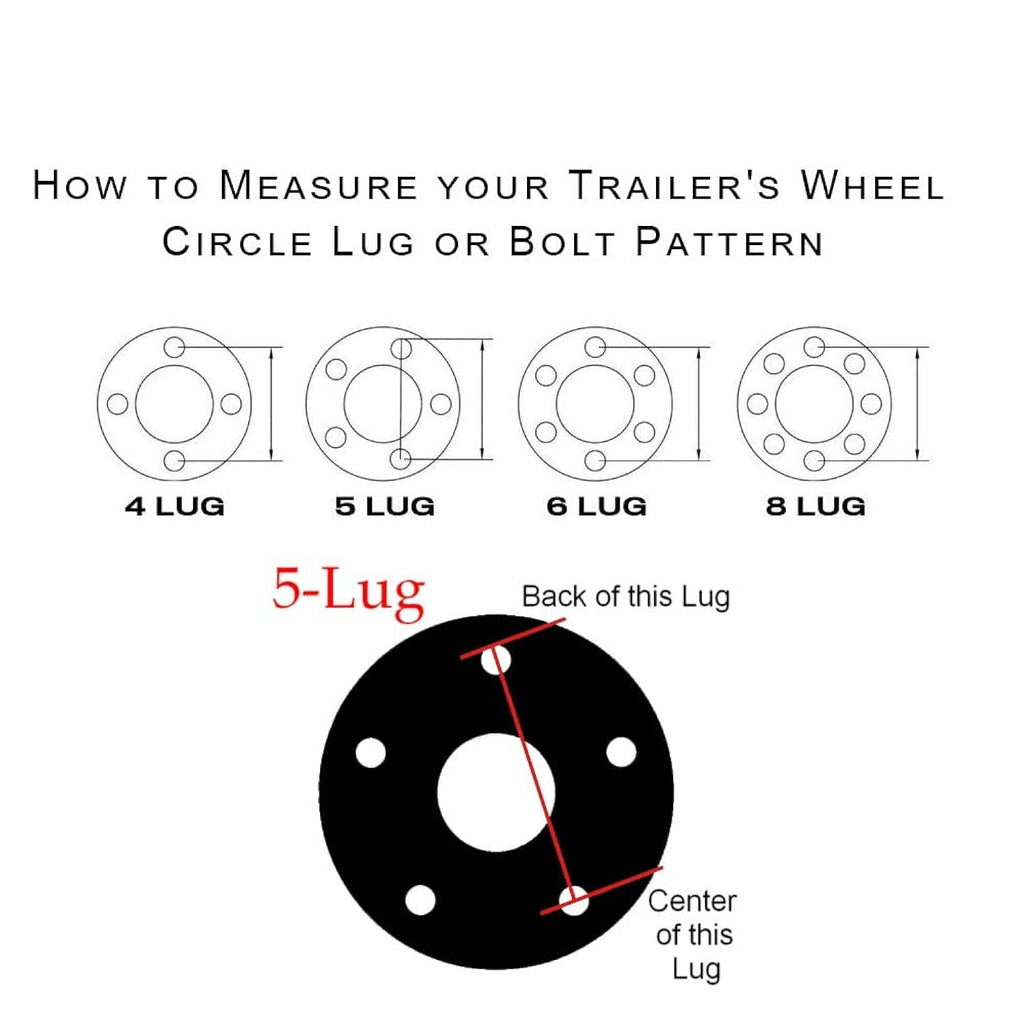 2- 5x4.5 Idler Hubs with 3500# Bearing Kits Replace Trailer Axle fit Dexter ALKO (SH2RV545-KITX2)