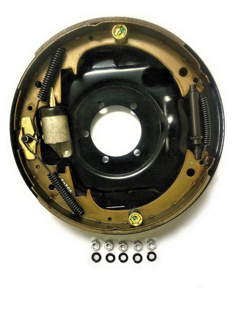 12"x2" Hydraulic Brake Backing Plate Brake Drivers Side Left Trailer 5 Bolt 5200#, 6000# 7000# (BPH-7000-LH)