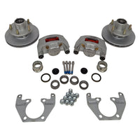 Kodiak 8" Disc Brake Kit 5x4.5 Dacromet 2000 lbs EZ Lube Trailer Axle (KOD27FR)