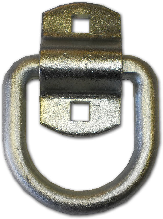 1/2-Inch Bolt-On Steel D-Ring Tie-Down Anchor with Mounting Bracket (LRB1)