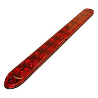 15" Slimline Low Profile Red LED Stop Turn Tail Lights RV Trailer Truck USA (T10-RR00-1)