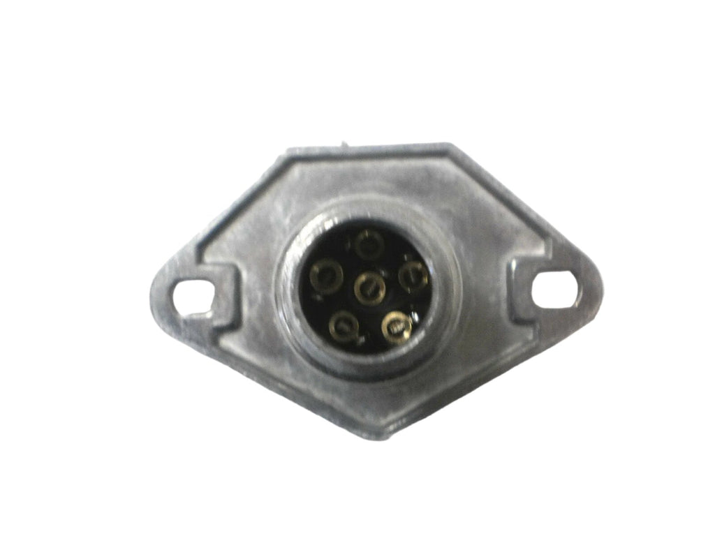 Brophy R6CD 6-Way Round-Pin Female Truck-Side Plug with Metal Casing (R6CD)