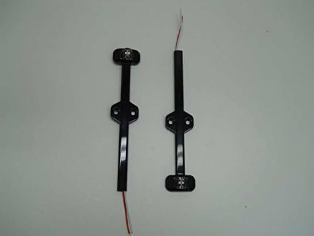 2 Tecniq Red/Amber Trailer Fender marker light black case LED clearance USA (S90-0000-B-L2)