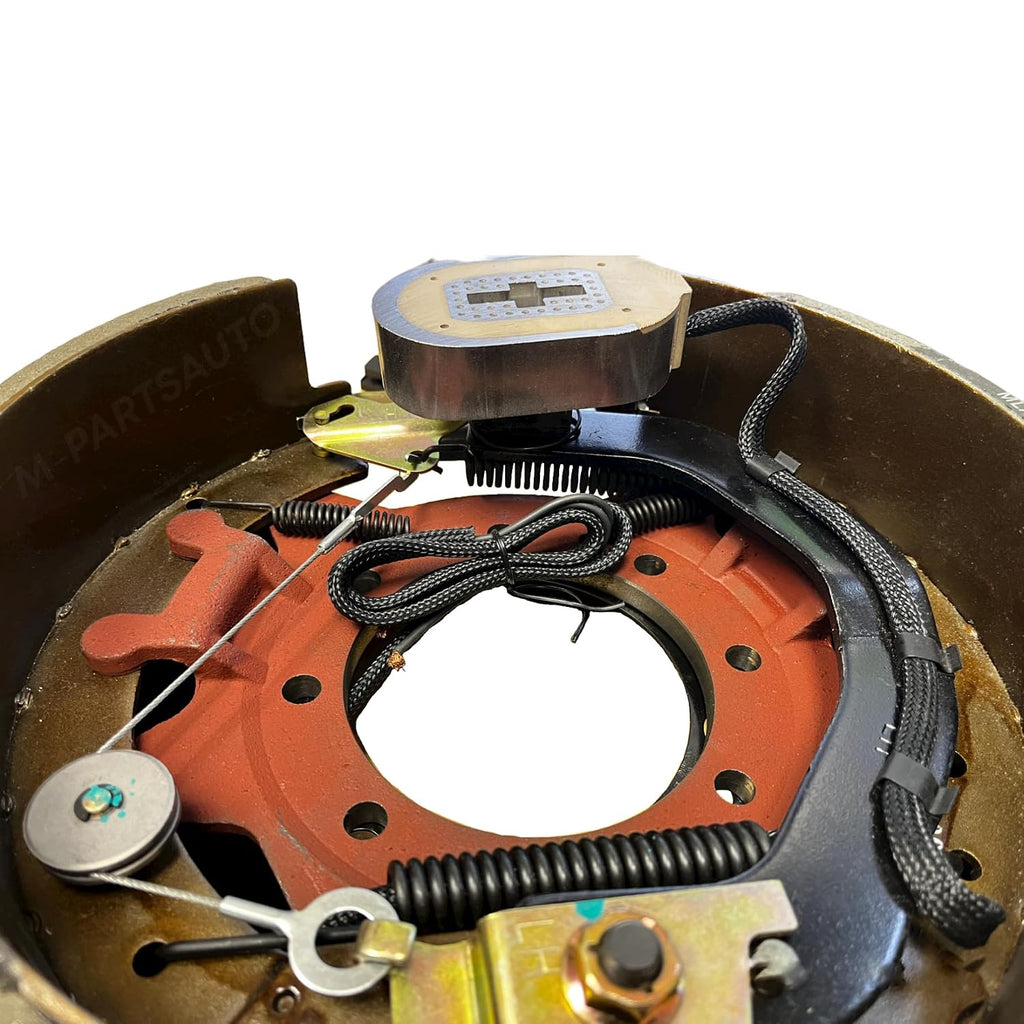 PAIR 12-1/4x5" 12K 15K Electric Backing Plate Trailer Brake Fit Dexter 5" 23-442 (BK-12KHDE-SET)