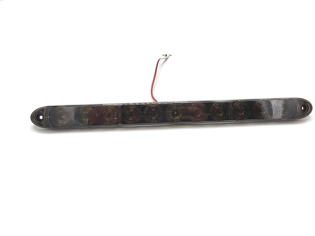 15" Tecniq Low Profile Red 3 Light ID Bar Tint Smoked Lens Truck Trailer RV (T12-RT00-1)
