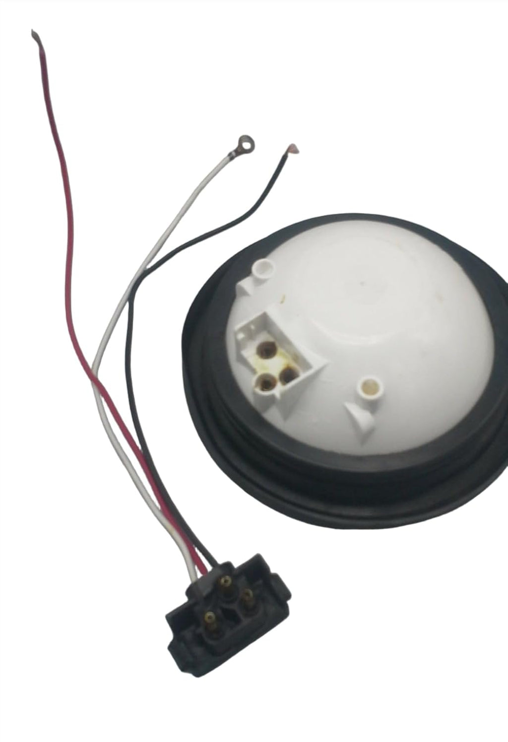 1 -4" Round Incandescent Red Light with Plug and Grommet (J-40-RK)
