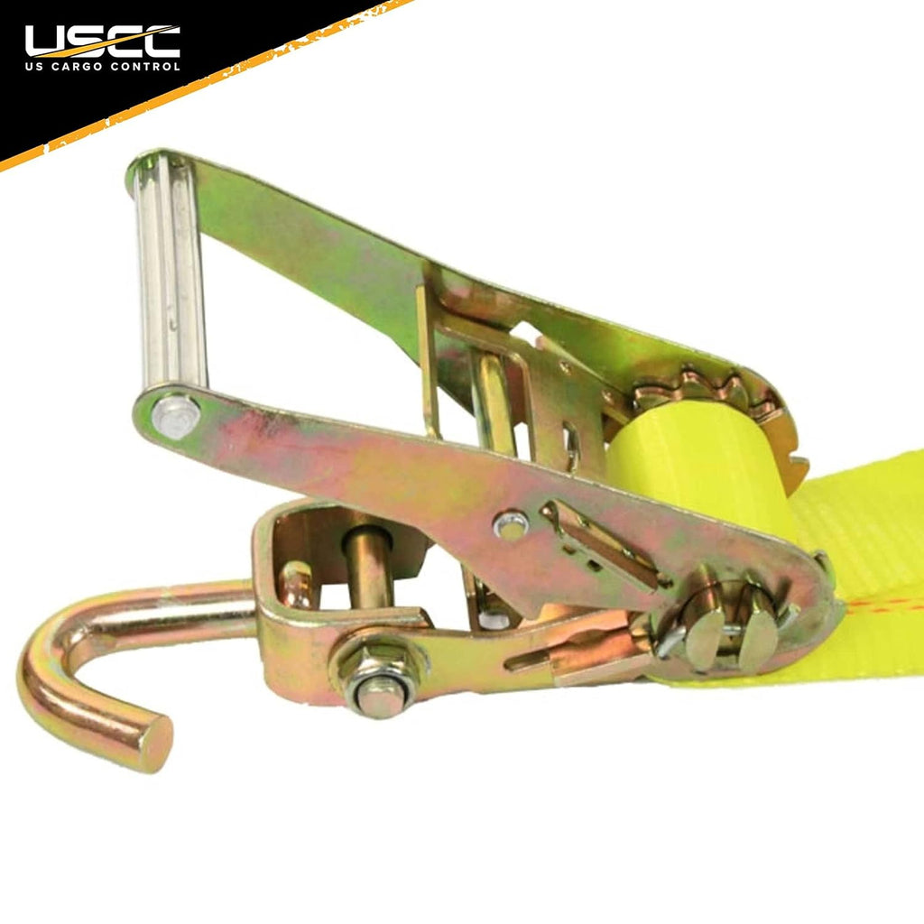 Cargo Control Tie Down Ratchet Straps with Swivel Hooks & Ratchets for E Track (WNTH24)