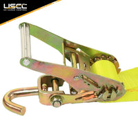 Cargo Control Tie Down Ratchet Straps with Swivel Hooks & Ratchets for E Track (WNTH24)